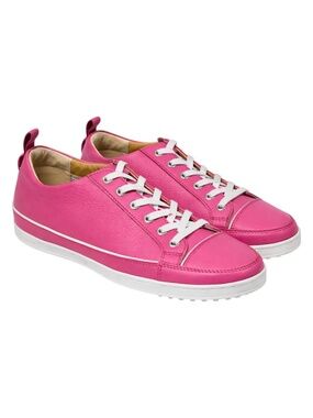 Duca Del Cosma Festiva Pink Leather Golf Sneakers Women’s 9.5 EU 41